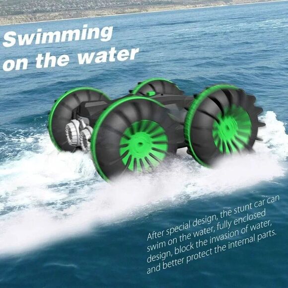 Free To Fly Kid Amphibious Waterproof 2.4Ghz Remote Control Stunt Car Boat SU116 - Picture 6 of 7